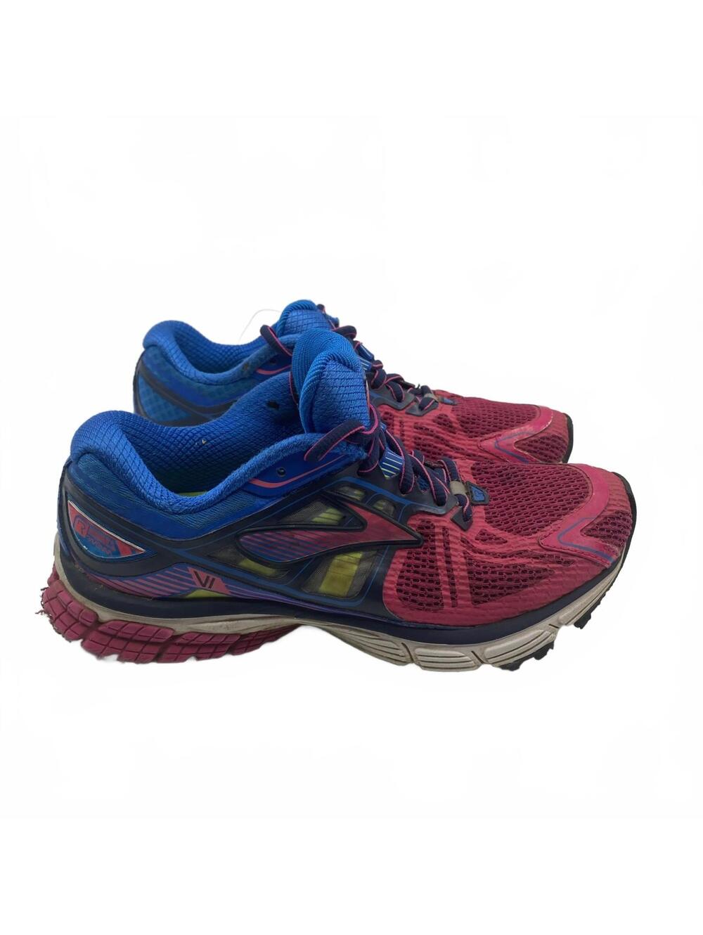 Brooks Ravenna 6 Sneakers Women's 7  Blue Pink Lace Up Running Shoes 1201821B657